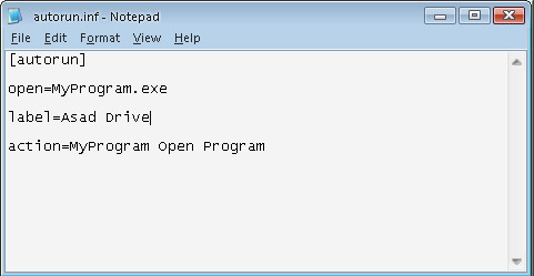 autorun inf not working autorun inf not working