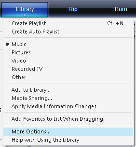 more options