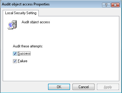 audit object access audit object access