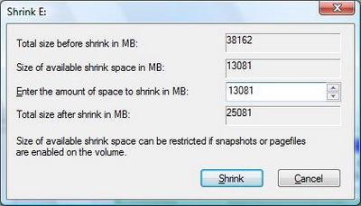 shrink dialog shrink dialog
