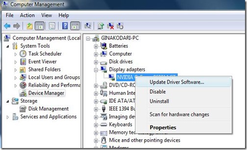 update driver software