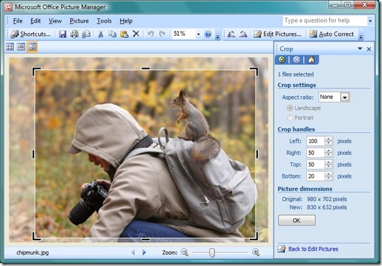 how do i resize a photo with windows 7