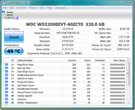 crystal disk info crystal disk info