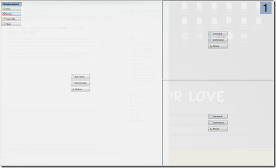 splitting the screen splitting the screen