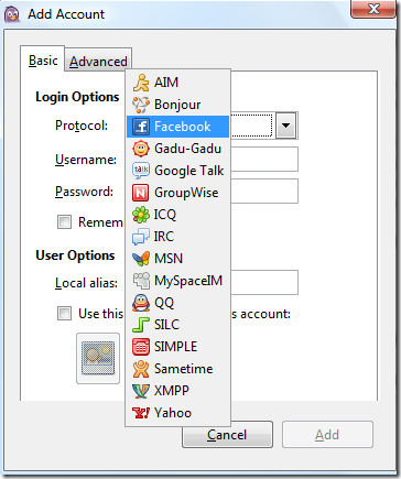 add facebook to pidgin add facebook to pidgin