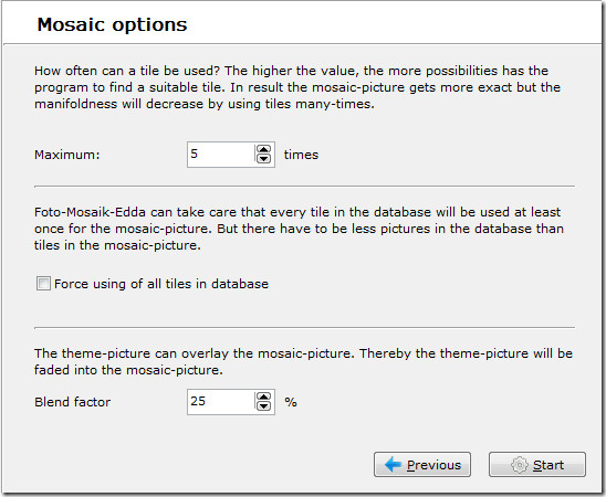 mosaic options mosaic options