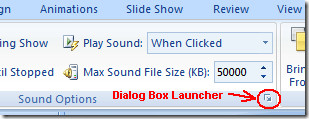 powerpoint sound options powerpoint sound options