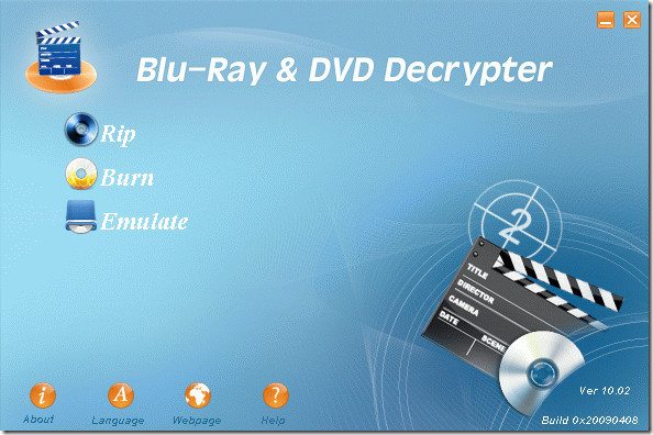 Blu-ray Dvd Decrypter main screenshot Blu-ray Dvd Decrypter main screenshot