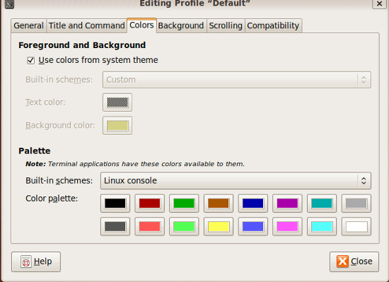 Terminal Colors: Tôi sẽ đeo cho bạn một chiếc kính màu thế giới qua Terminal Colors! Tận dụng màu sắc cho giao diện Terminal của bạn sẽ làm việc trở nên thú vị hơn nhiều. Với những ý tưởng độc đáo, bạn sẽ có thể thực hiện vài thay đổi một cách dễ dàng.