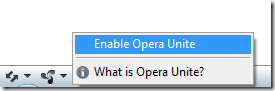 enable opera unite enable opera unite