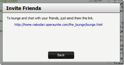Invite Friends to Opera Lounge Invite Friends to Opera Lounge