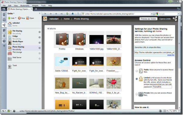 opera unite photo sharing opera unite photo sharing