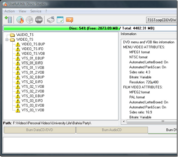 Disks studio. USEFULUTILS Discs Studio.