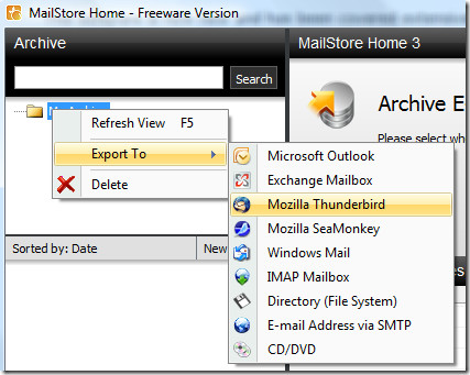 export email to various clients export email to various clients