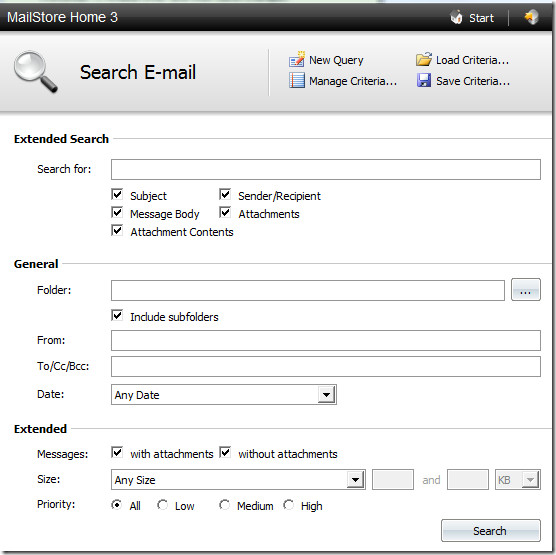 search emails in archive search emails in archive