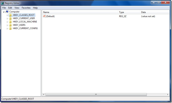Registry Editor