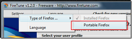 tweak optimize firefox portable