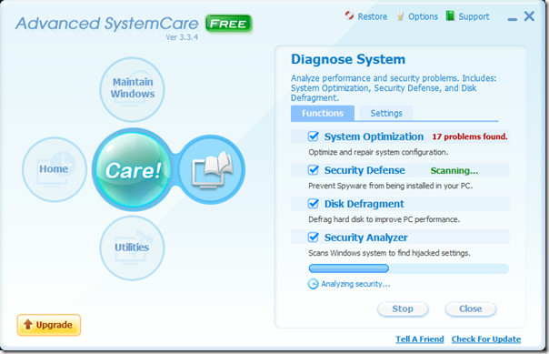 Система диагностики Advanced System Care