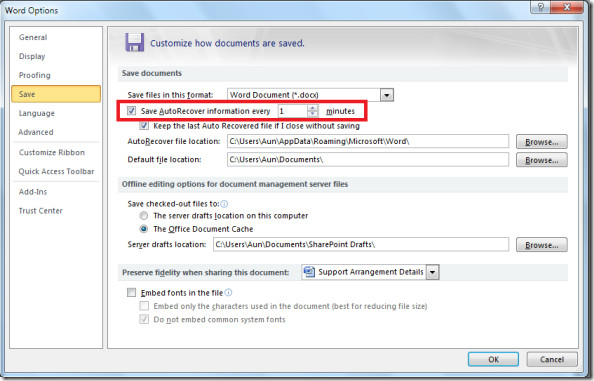 how to turn on autosave in word 2010 how to turn on autosave in word 2010