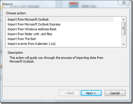 Import Messages and Contacts to eM Client