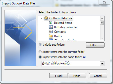 Import Outlook File Import Outlook File