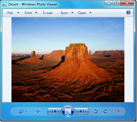 cómo actualizar el visor de fotos en Windows 7