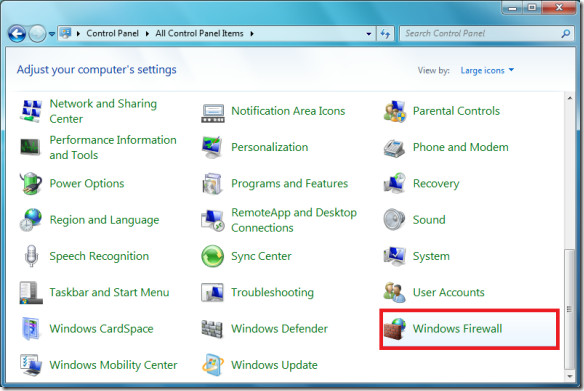 Windows Firewall