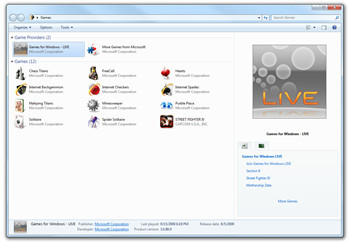 Game Explorer in Window 7