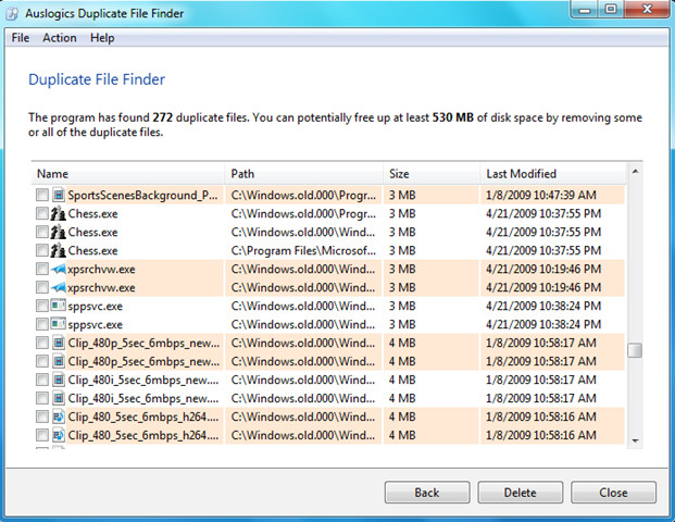 cómo eliminar archivos y directorios duplicados en Windows 7