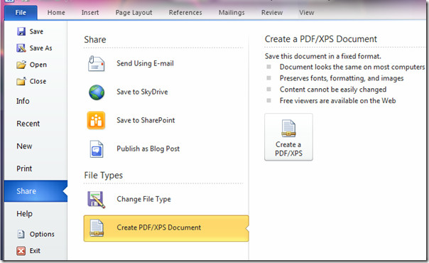 save as pdf office 2010 free download for windows 10