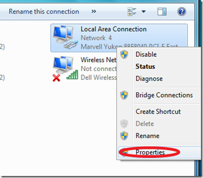 LAN Properties