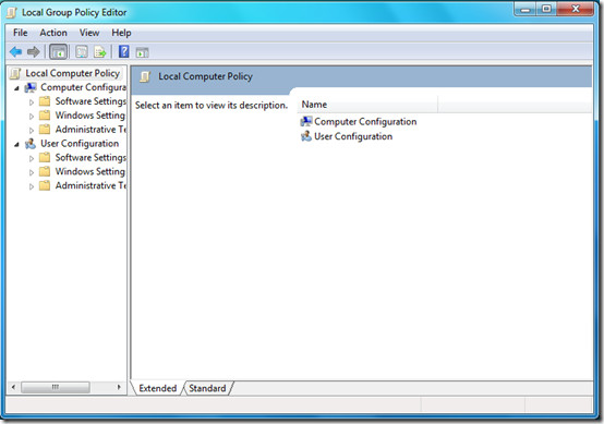 Local Group Policy