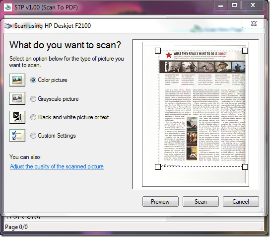 Free Scan To PDF Software For Windows 7