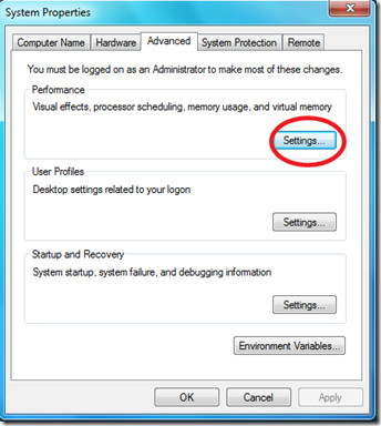System Settings