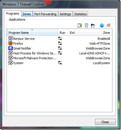 Windows 7 Firewall Control Windows 7 Firewall Control