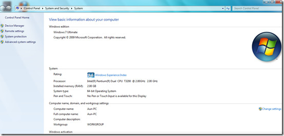 Windows Pause