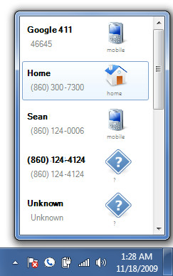 google voice favorities