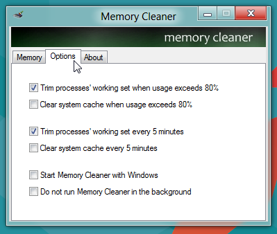 lokal Evne Tilpasning Free Up Windows 7 RAM - Memory Cleaner