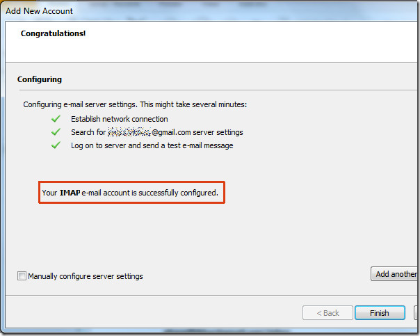 how do i add gmail account to outlook 2010