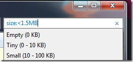size less than size less than