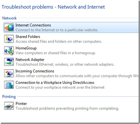 troubleshoot Problems