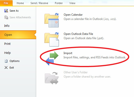 import contacts to outlook from excel