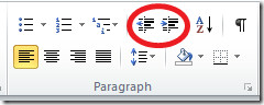 Text Indentation