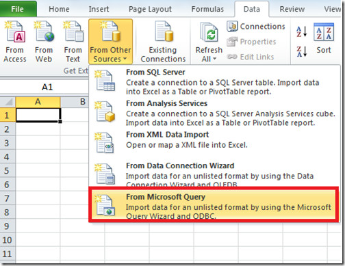 Microsoft Query