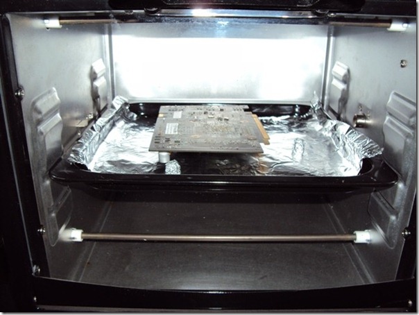 Baking Graphic Card in Oven Baking Graphic Card in Oven