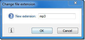 change file extension shell menu