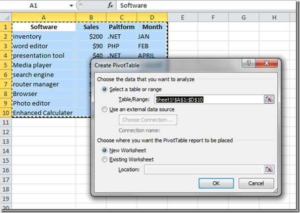 pivot table excel 2007 tutorial pivot table excel 2007 tutorial