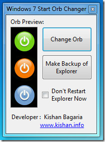 windows 7 start orb changer