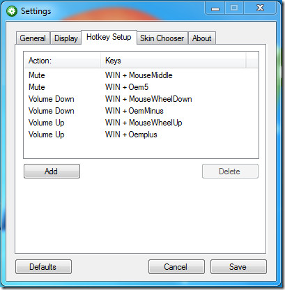 3rvx Hotkey Setup