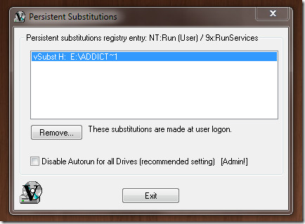 Persistent Substitutions